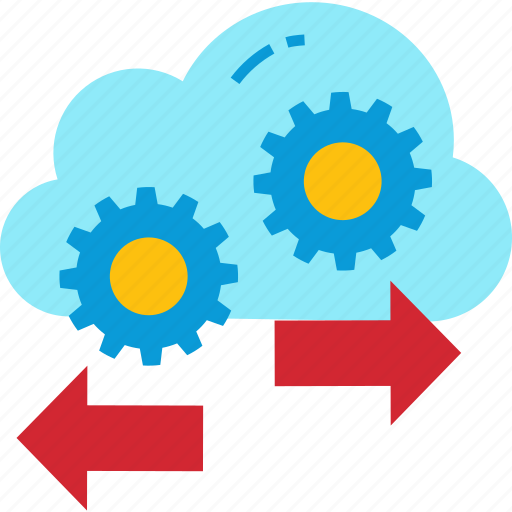 Cloud, server, technology, icon, cogwheel, gear icon - Download on Iconfinder