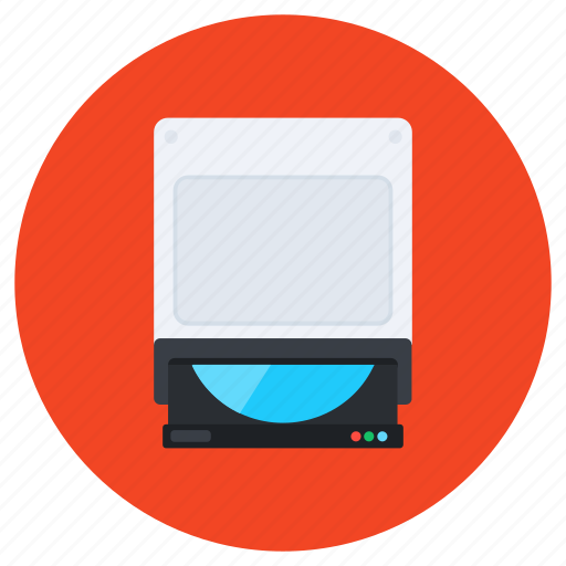 Dvd, player, dvd rom, dvd player, cd rom, disk rom, drive rom icon - Download on Iconfinder