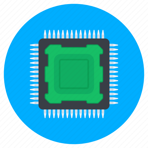 Microchip, microprocessor, processor chip, integrated circuit, computer chip, memory chip icon - Download on Iconfinder