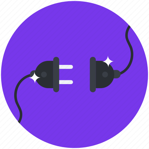 Plug, connector, cord cable, charger plug, plug connector, adapter icon - Download on Iconfinder