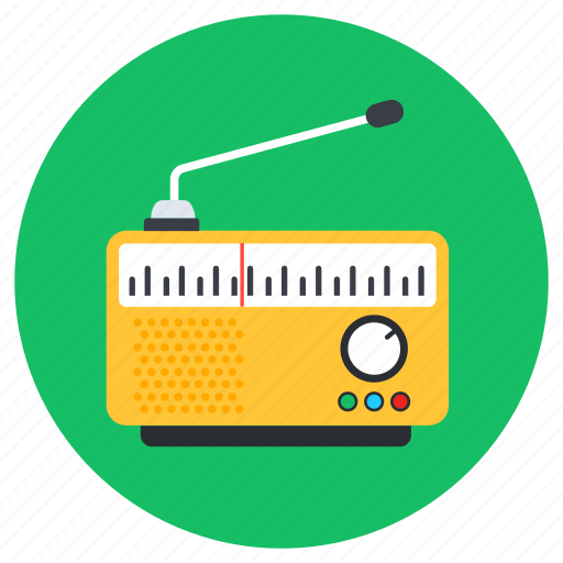 Radio, broadcast, radio telegraph, radionics, radio set, radio broadcast icon - Download on Iconfinder