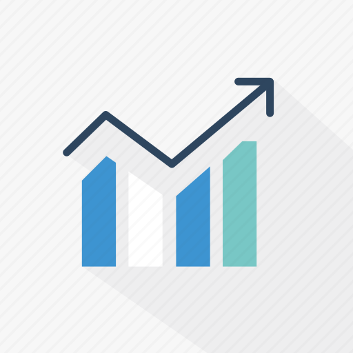 Blue, graph, technology, analytics, data, report, statistics icon - Download on Iconfinder