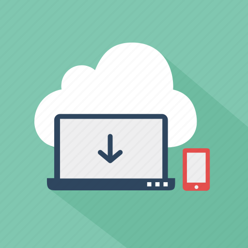 Cloud, download, green, technology, file, network, storage icon - Download on Iconfinder