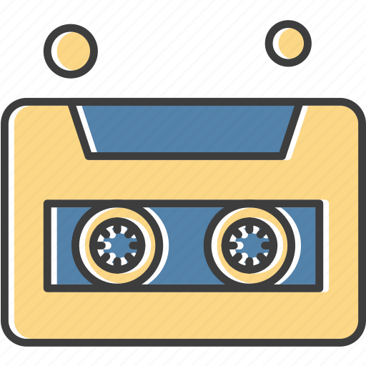 Cassete, media, music, recorder, tape icon - Download on Iconfinder