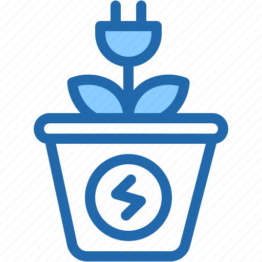 Electricity, technology, plug, plant, charging icon - Download on Iconfinder