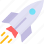 rocket, lunch, space, ship, technology 