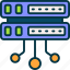server, database, network, connection, cyberspace 