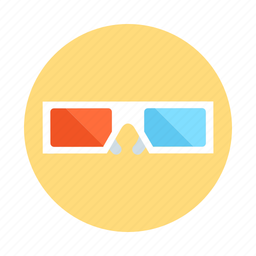 Glasses, three dimensional glasses icon - Download on Iconfinder