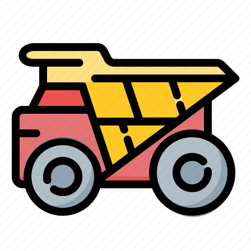 Mining, truck, vehicle, car, automobile, auto, transportation icon - Download on Iconfinder