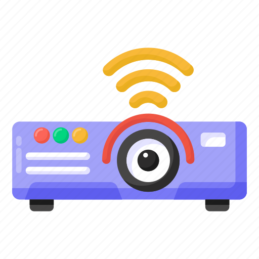 Internet of things, iot, smart projector, wireless projector, wifi projector icon - Download on Iconfinder
