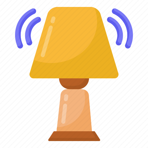 Internet of things, iot, smart table lamp, wireless lamp, wifi table lamp icon - Download on Iconfinder