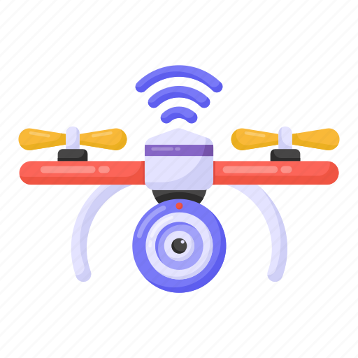 Aero drone, smart drone, wifi repeater, smart quadcopter, wifi drone icon - Download on Iconfinder