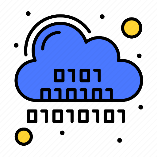 Binary, cloud, code, digital, server icon - Download on Iconfinder