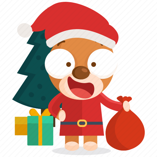 Emoji, emoticon, santa, smiley, sticker, teddy icon - Download on Iconfinder