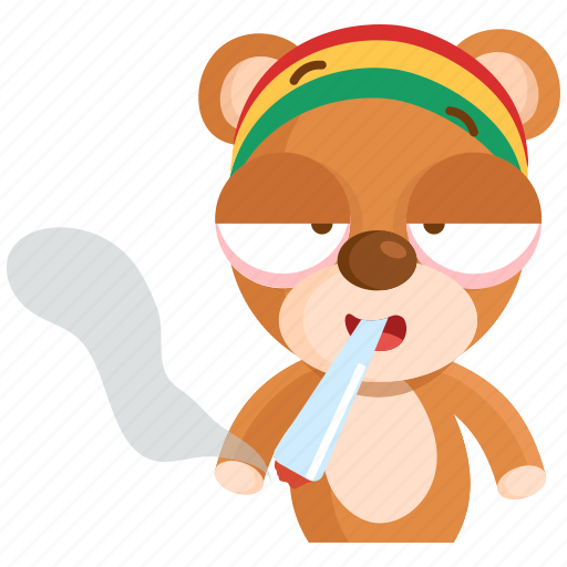 Emoji, emoticon, smiley, smoker, sticker, teddy icon - Download on Iconfinder