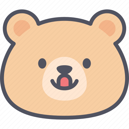 Naughty, teddy, bear, emoji, emotion, expression, feeling icon - Download on Iconfinder