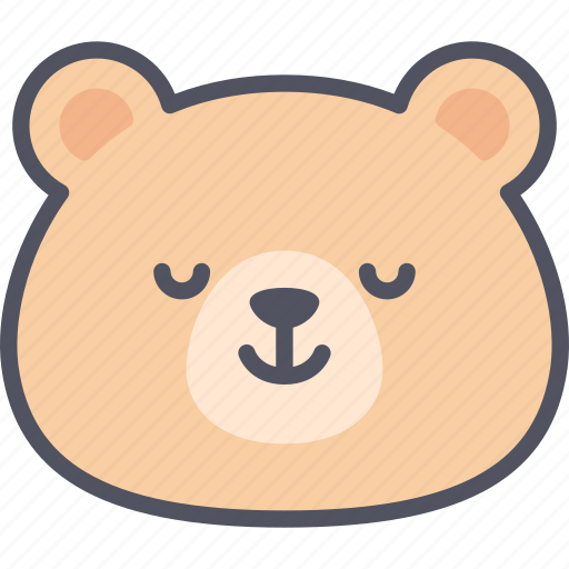 Peace, teddy, bear, emoji, emotion, expression, feeling icon - Download on Iconfinder