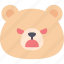 angry, teddy, bear, emoji, emotion, expression, feeling 