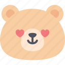 love, teddy, bear, emoji, emotion, expression, feeling
