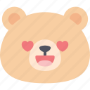 love, teddy, bear, emoticon, emoji, emotion, expression 