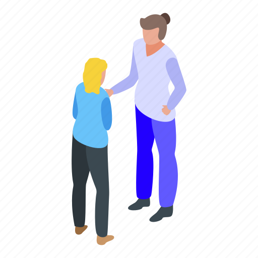 Teen, parents, problems, isometric icon - Download on Iconfinder