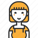 avatar, face, female, person, profile, user, woman