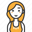avatar, face, people, profile, smiley, user, woman