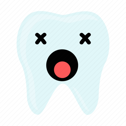 Dental, dentist, emoji, hygiene, teeth, tooth, unhealthy icon - Download on Iconfinder