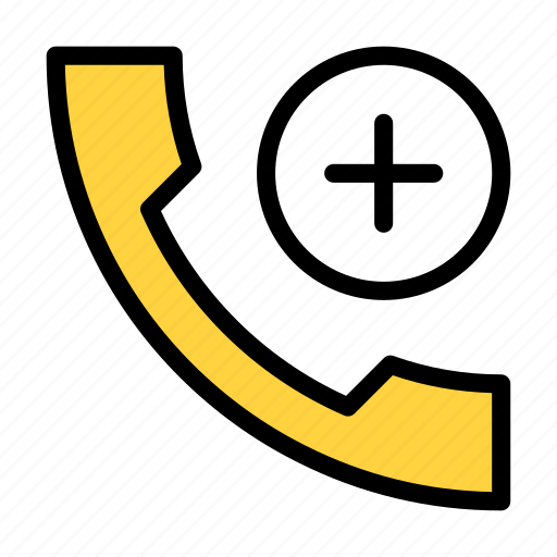 New, call, add, phone, communication icon - Download on Iconfinder
