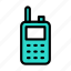 talkie, walkie, phone, communication, device 