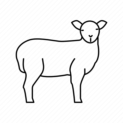 Lamb, domestic, farm, animal, sheep, breeding, business icon - Download on Iconfinder