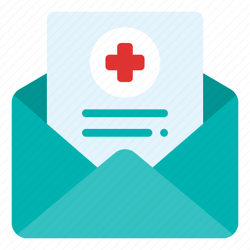 Email, mail, medical, results, letter, health, envelope icon - Download on Iconfinder
