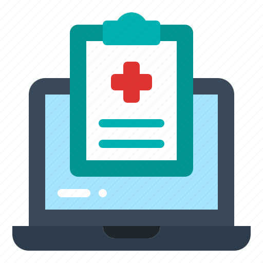 Information, medical, report, laptop, notebook, record, service icon - Download on Iconfinder
