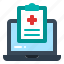 information, medical, report, laptop, notebook, record, service 
