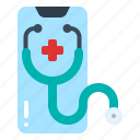 smartphone, mobile, stethoscope, medical, app, telemedicine