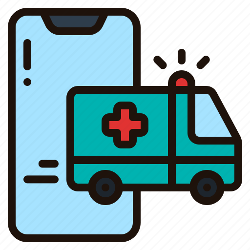Ambulance, mobile, phone, emergency, call, smartphone, cellphone icon - Download on Iconfinder