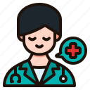 doctor, avatar, advice, medical, assistance, user, man