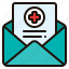 email, mail, medical, results, letter, health, envelope 