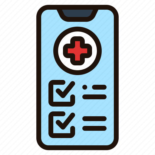 Health, check, smartphone, checking, consult, information, data icon - Download on Iconfinder