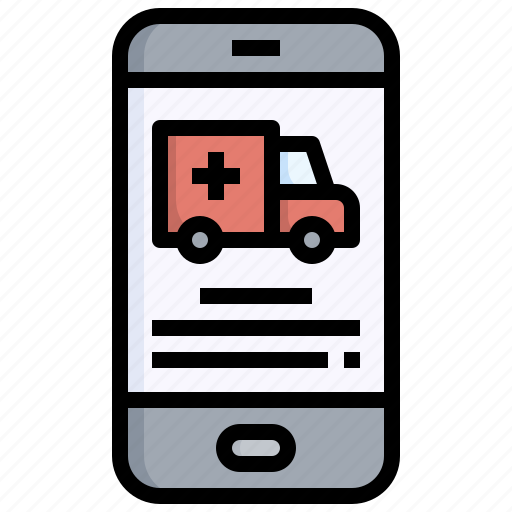 Ambulance, emergency, call, healthcare, medical, smartphone icon - Download on Iconfinder