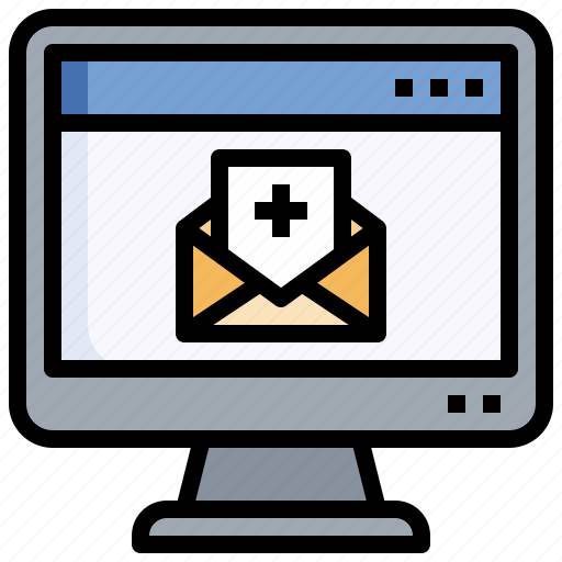 Email, medical, report, healthcare, computer icon - Download on Iconfinder