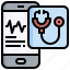 stethoscope, healthcare, medical, physician, smartphone 