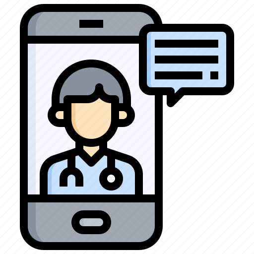Telemedicine, doctor, healthcare, medical, smartphone icon - Download on Iconfinder