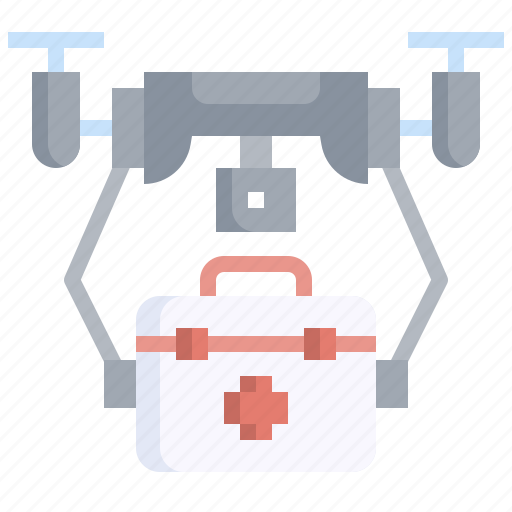 Drone, smart, healthcare, medical, technology icon - Download on Iconfinder