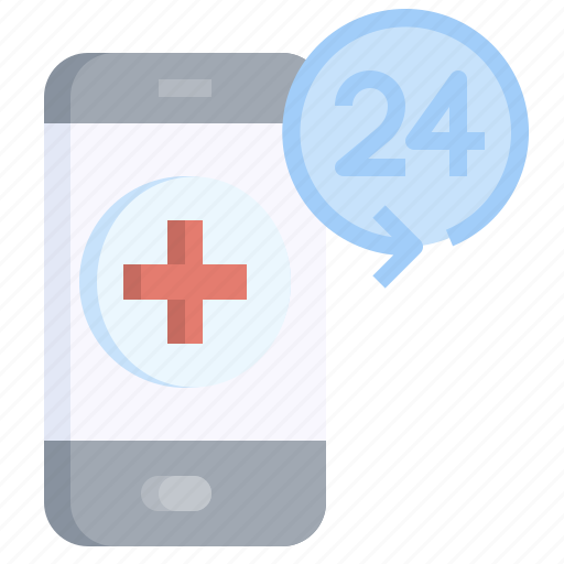 Emergency, call, smartphone, healthcare, medical, online icon - Download on Iconfinder
