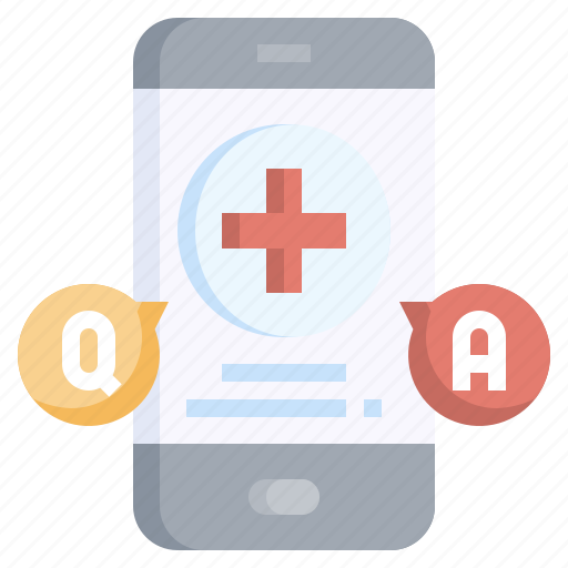 Faq, healthcare, medical, questions, smartphone icon - Download on Iconfinder