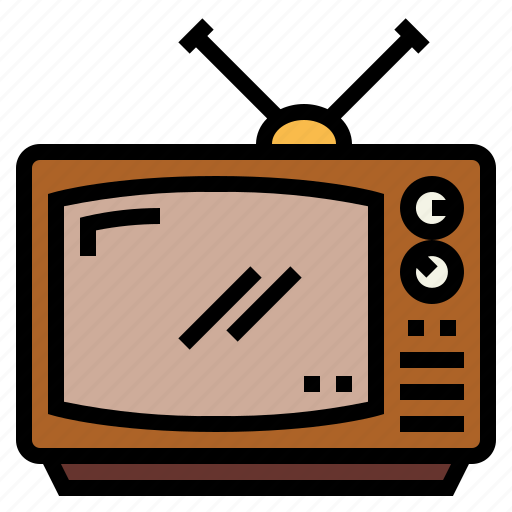 Old, technology, television, tv, vintage icon - Download on Iconfinder