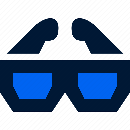 Cinema, dimension, dimensional, film, glasses, movie, three icon - Download on Iconfinder