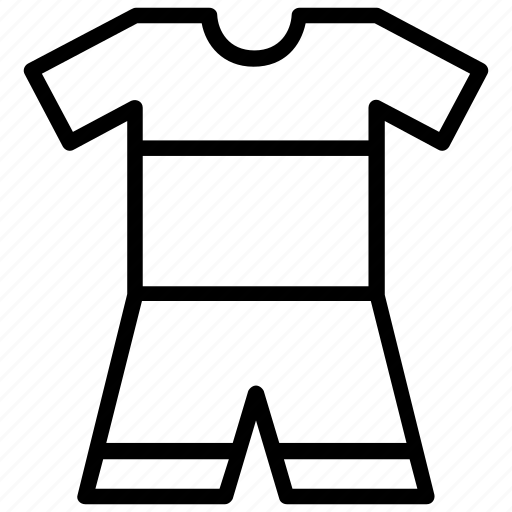 Clothing, player uniform, shorts, sportswear, tshirt icon - Download on Iconfinder