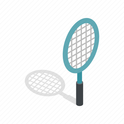 Equipment, game, isometric, racket, racquet, sport, tennis icon - Download on Iconfinder